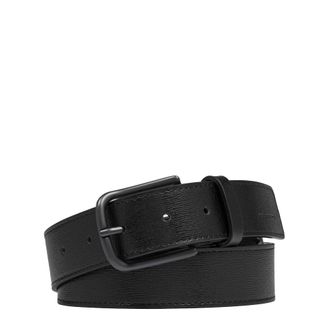 Piquadro Belts, male, Black, Size: ONE SIZE Mens leather belt with prong buckle