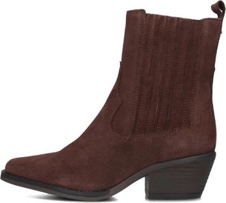 Haboob Schoenen, Dames, Bruin, 37 EU, Wol, Indie Enkellaarsjes voor herfst/winter