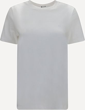 Balmain Embroidered jersey T-shirt Female L