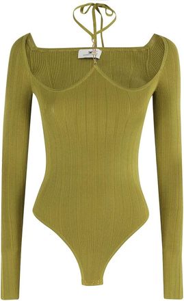 Elisabetta Franchi Donna, Top, Verde, XS, new