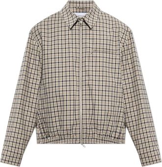 Ferragamo Gevlekte Jas - Heren - Zomerjassen - Beige - XL - Katoen - Jassen