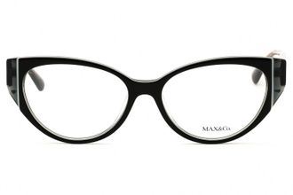 Max & Co. MO5058 Cat-Eye Acetate Eyeglasses - Black