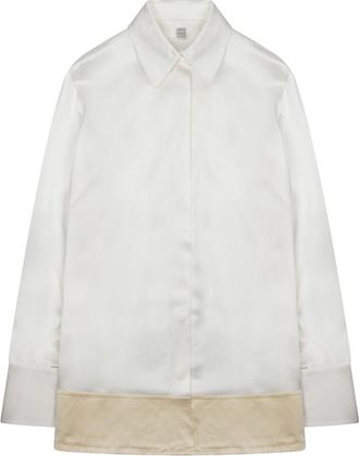 Toteme Long-Sleeve Viscose Shirt