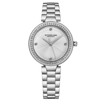 Stührling Womens Brilliance 4043 Quartz 32mm Classic - Silver - One Size