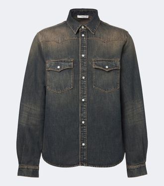 Fendi Faded denim shirt