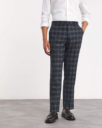 Jacamo Textured Window Pane Check Suit Trouser