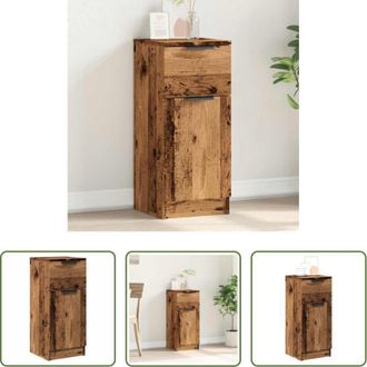 vidaXL vidaXL Credenza multistrato - Credenza Legno Antico 30x30x70 cm in Legno Multistrato