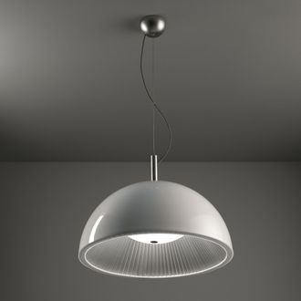 Leds - C4 Colgante Umbrella &Oslash;1000 E27 15w Plata 1500lm