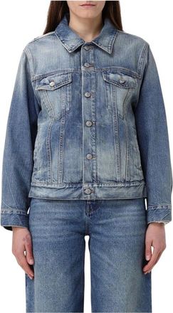 Maison Margiela Mujer, Chaquetas, Azul, Talla: XS