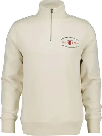 GANT Heren, Sweatshirts & Hoodies, Beige, Maat: XL