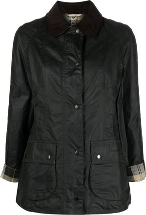 Barbour Dark Green Beadnell Wax Jacket