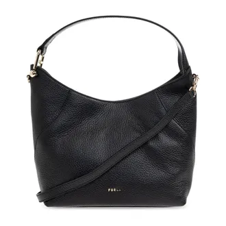 Furla Handbags, female, Black, Size: ONE SIZE Lara Small Hobo Handbag