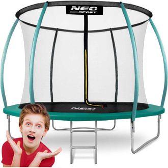 OEM Cama El&aacute;stica De Jard&iacute;n Perfilada De 252 Cm Con Red Interna Neo-sport