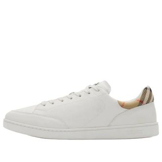 Burberry 26 Leather Set Sneakers White Sand Beige 81188501