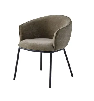 Moloo Sill&oacute;n de mesa de tela Luxury marron