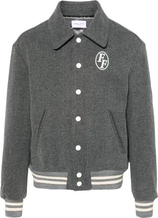 Family Fir$t Milano Bomber Jassen - Heren - Bomber jackets - Grijs - M - Wol - Jassen