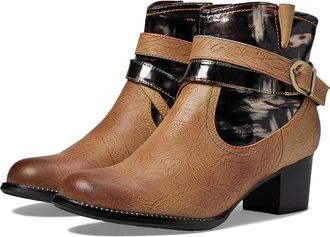 L'Artiste by Spring Step Zhamsha-Shine Womens Boots Brown : EU 35 (US Womens 5) M, Synthetic/Leather