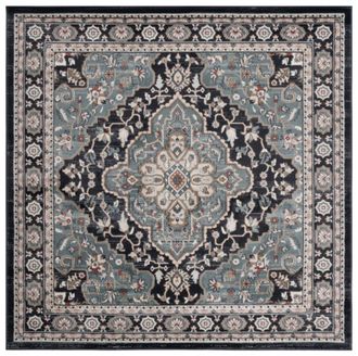 Safavieh Alfombra antracita/azul 213 x 213 cm