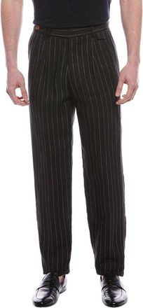 Brunello Cucinelli Black Pinstripe Tailored Trousers, Brand Size 46 (US Size 30)