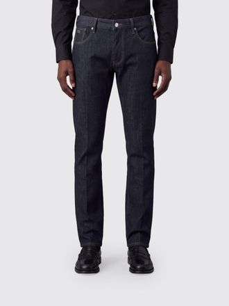 Emporio Armani Slim Fit Jeans in Stretch Cotton Denim