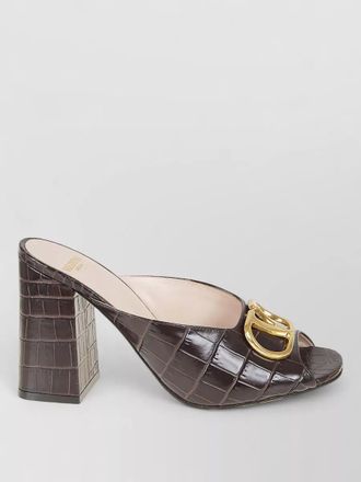 Valentino Garavani vlogo signature slide mules block heel
