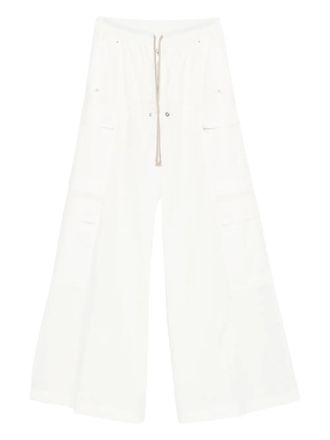 Rick Owens Pantaloni Cargobelas con coulisse - Bianco