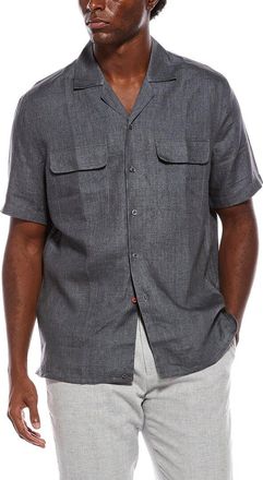 Isaia Linen Sport Shirt