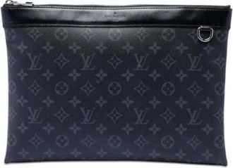 Louis Vuitton Pre-owned Discovery Pochette PM - Dames - Vintage Clutch - Zwart - ONE Size - Leer - Vintage
