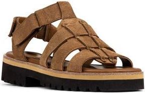 Donald J Pliner Pryme Lug Sole Fisherman Sandal in Saddle at Nordstrom Rack, Size 6.5
