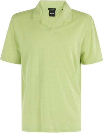HUGO BOSS Green Pastel Polo Shirt Short Sleeve