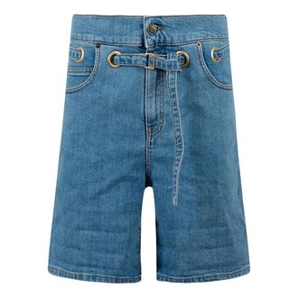 Philosophy di Lorenzo Serafini Denim Shorts - Dames - Denim shorts - Blauw - S - Denim - Korte Broeken