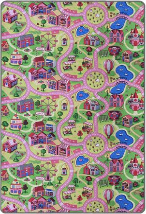 Primaflor-ideen In Textil Kinderteppich »SWEET CITY, Made in Belgium« rechteckig 5 mm Höhe Strassen-Spiel-Teppich, Strassenbreite ca. 9 cm, Kinderzimmer