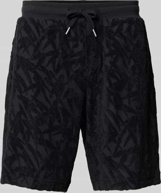 Marc O'Polo Regular Fit Sweatshorts aus reiner Baumwolle in Black, Gr&ouml;&szlig;e XXL