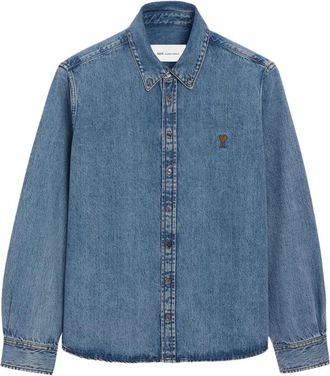 Ami De Coeur Denim Overhemd - Heren - Spijkeroverhemden - Blauw - M - Denim - Overhemden