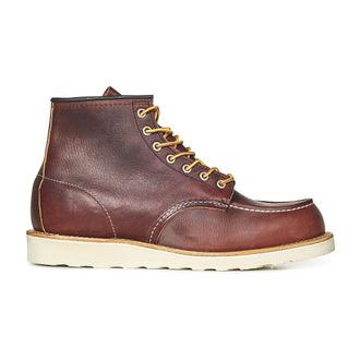 Red Wing Shoes Lace-up Boots, male, Brown, Size: 7 1/2 US Brown Leather Lace-up Ankle Boots