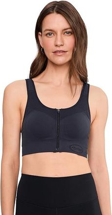 Anita Easy Move Zip Light Support Sport Bra Womens Bra Grey : 2XL, Elastane/Nylon