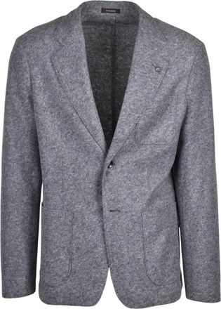 Officina36 Blazer Stondato - Heren - Blazers - Grijs - 2XL - Wol - Jassen