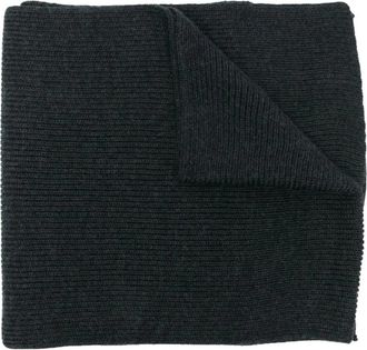 Polo Ralph Lauren Donkere Graniet Heather Sjaal - Heren - Wintersjaals - Zwart - ONE Size - Accessoires