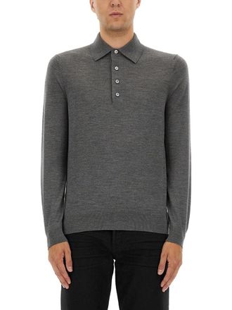 Tom Ford Fine Merino Virgin Wool Polo Shirt