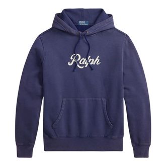 Ralph Lauren The Ralph Logo Hoodie - Heren - Hoodies - Blauw - S - Katoen - Hoodies & sweatvesten