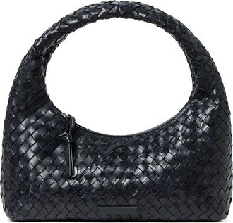 Loeffler Randall Mercer Woven Leather Shoulder Bag in Black at Nordstrom, Size One Size Oz