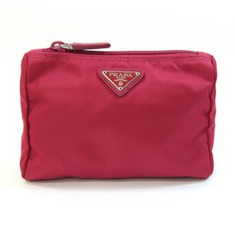 Prada Pink Nylon Pouch (Pre-Owned)