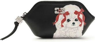 Ganni Zwarte Polyester Portemonnee