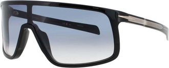 David Beckham Mens Black Rectangular Sunglasses DB99VISOR2M299