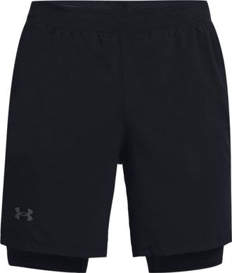 Under Armour Launch Run 2-in-1 Shorts Black 1361497-001