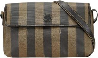 Fendi Pre-owned Cross Body Bags, female, Brown, Size: ONE SIZE Pre-owned Vintage Cross Body Bag
