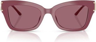 Michael Kors 52mm Square Sunglasses in Purple at Nordstrom
