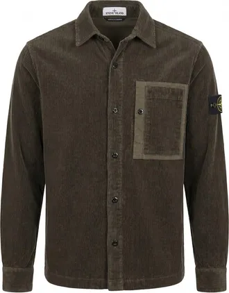 Stone Island Organic Cotton Corduroy Shirt