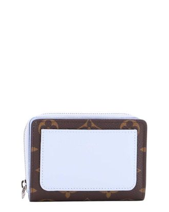 Louis Vuitton Blue Monogram Canvas & Leather Lou Wallet (Authentic Pre-Loved)