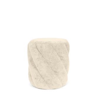Koketto Home Puff redondeado en color beige